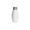 White Oval Bottle w/ Push Cap 45mL