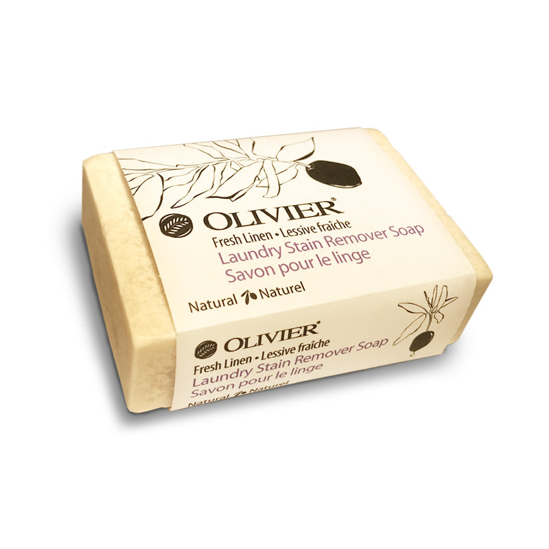 Laundry Stain Remover Soap (fresh linen) Olivier Soaps