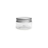 Clear PET Jar w/ Aluminum Lid 50mL